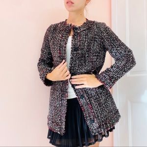 Ann Taylor Long Tweed Blazer 2